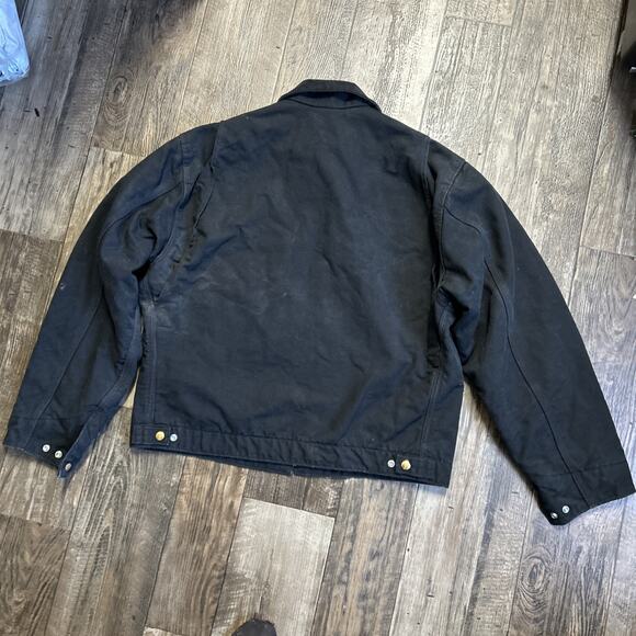 Vintage Carhartt Detroit Jacket BLK Large Mint Condition - Picture 3 of 7